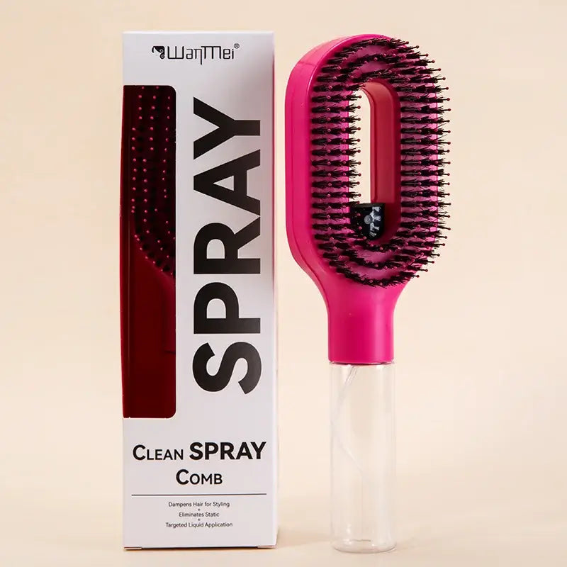 The VelloFinds™ HydraMist 2-in-1 Detangling Brush
