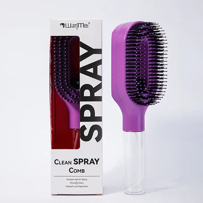 The VelloFinds™ HydraMist 2-in-1 Detangling Brush