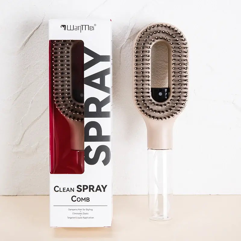 The VelloFinds™ HydraMist 2-in-1 Detangling Brush