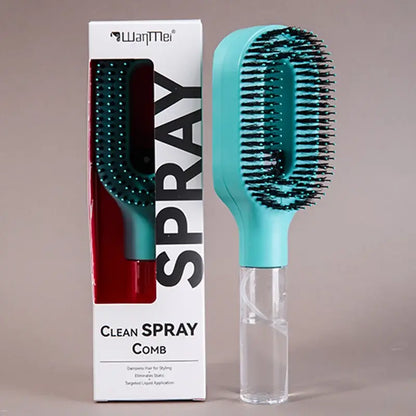 The VelloFinds™ HydraMist 2-in-1 Detangling Brush