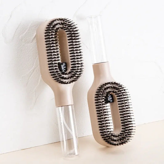The VelloFinds™ HydraMist 2-in-1 Detangling Brush
